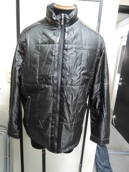 Black&White　ボア裏ナイロンジャケット・サイズLL