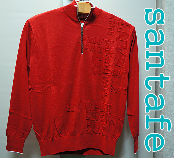 25920☆サンタフェ・48・L・綿ニットセーター☆送0☆激安堂