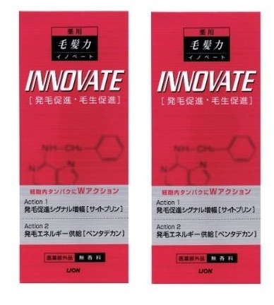 ライオン 薬用 毛髪力 イノベート(200ml) 2箱セット♪