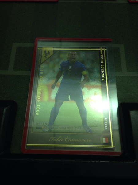 WCCF 13-14 HOLE カンナバーロ 未使用美品 即決 即日配送