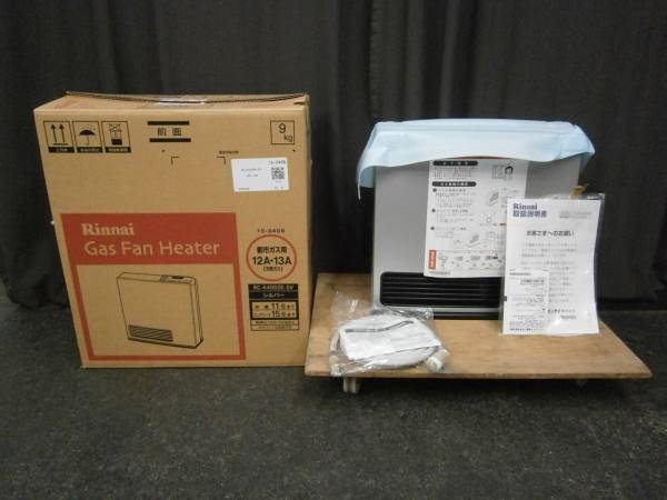 未使用 リンナイ ガスファンヒーター RC-4002E-1 12A/13A 11年