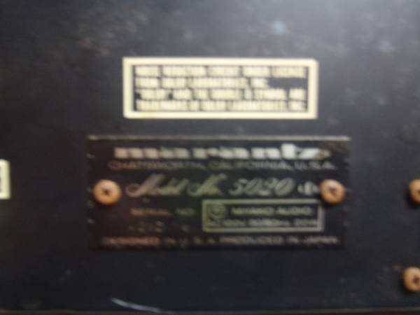 Marantz マランツ Model No 5020 カセットプレイヤー 0 Cassette
