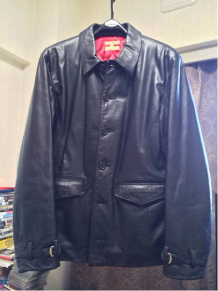 R.NEWBOLD レザー コート 黒/L■ポールスミス Paul Smith