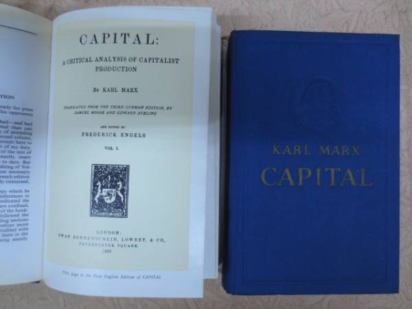 英語版 マルクス『資本論』KARL MARX 『CAPITAL』全3巻(哲学、思想