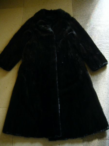 毛皮　ロングコート　13　★