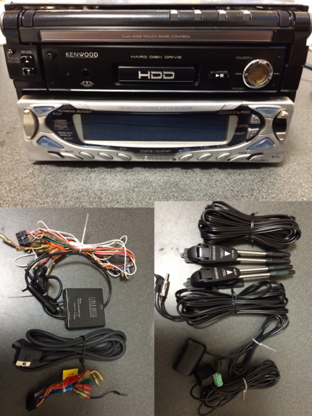 KENWOOD HDDナビ HDX-710/f-CD99 インダッシュ 03年製 箱取説付