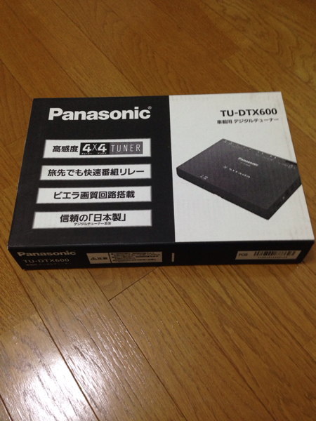 パナソニック TU-DTX600 車載用デジタルチューナー4×4 Panasonic TU