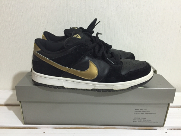 値下交渉歓迎 デッドストック NIKE DUNK LOW PRO SB 黒金 27cm