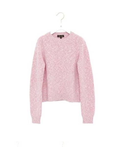 ドゥロワー 今季 カシミヤ メランジ ニット ピンク滝沢眞規子