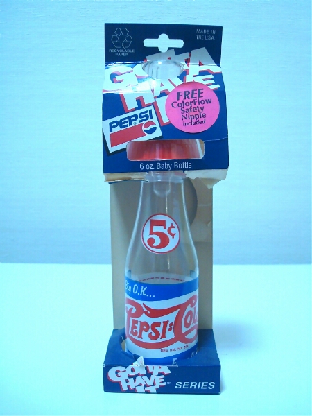 ☆ペプシコーラ PEPSI 哺乳瓶 baby bottle MADE IN USA☆(ペプシコーラ 