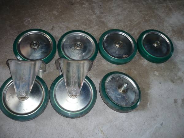 シシク　固定車　２５０　ウレタン車輪　キャスター　