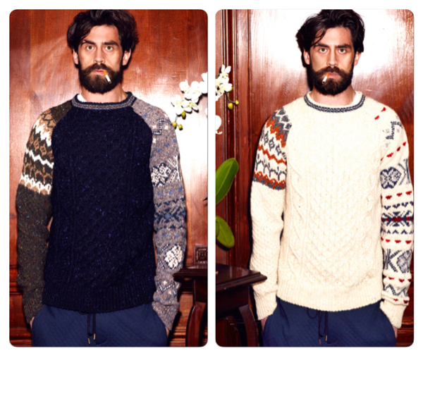 casely-hayfordケイスリーヘイフォード ハンドアランニットS