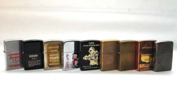 中古使用品☆1984年～1999年製？ZIPPO ジッポー ライター 9個で