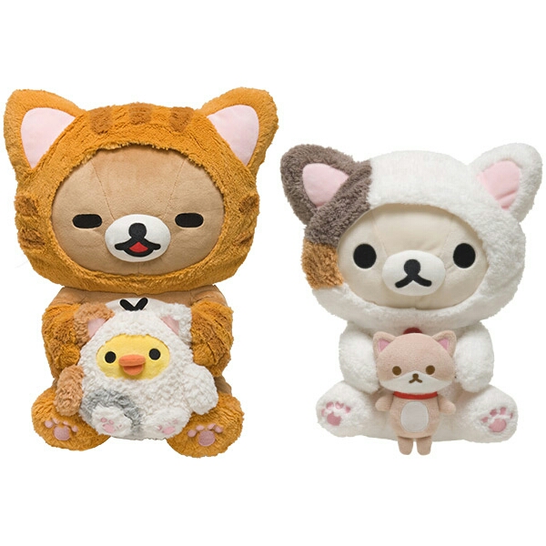 サンエックス　リラックマ　のんびりネコぬいぐるみセット　コリラックマ リラックマ のんびりネコ ぬいぐるみセット サンエックスネット