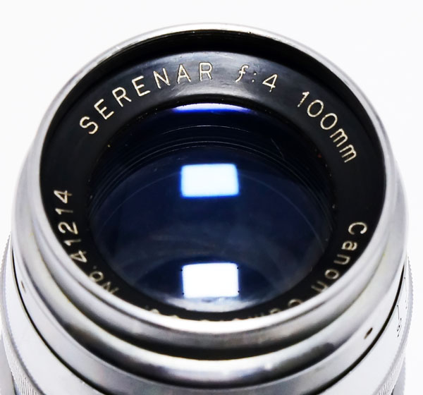 50mm Serenar CANON Lマウント ライカ 10cm セレナー f4 100mm SERENAR F1.8 【公式通販】 I型（銀鏡筒）ライカLマウント フィルムカメラ