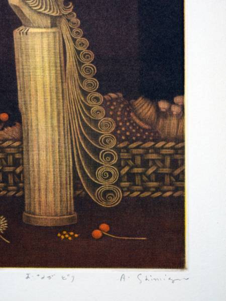 清水敦　「おながとり」メゾチント_2