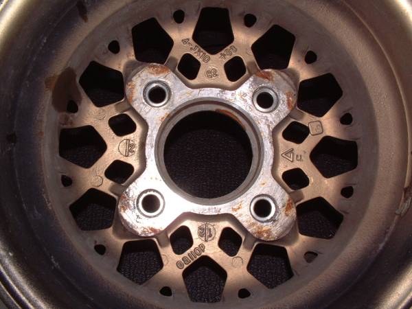 10インチ アルミホイール 旧車ギャロップレーシング4穴 PCD110 (社外品 