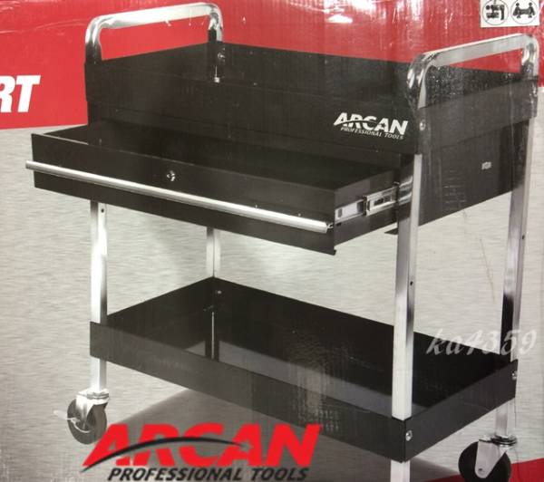 ARCANアルカン 2段1引出し ツールカート ARCANアルカン☆2段1引出し ツールカート/サービスカート/工具箱(設置