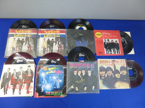 EP盤 ビートルズ レコード ヘイジュード Apple HELP 赤盤 等8枚