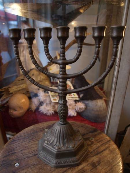 真鍮/燭台/ロココ/蝋燭/灯具/シャビー/ビクトリア/アンティーク