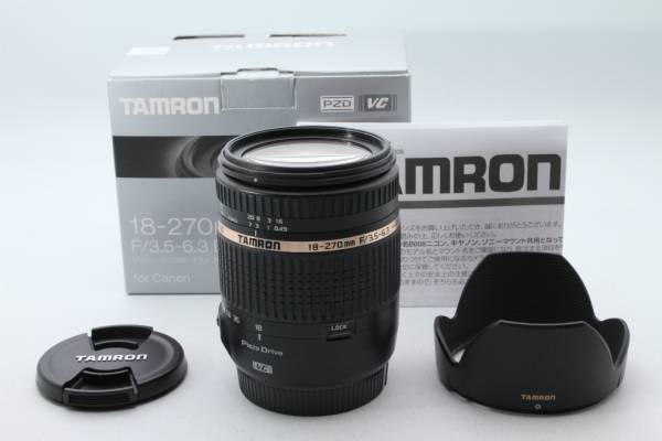 ☆極上品！ TAMRON AF 18-270mm F3.5-6.3 Di II VC PZD！Canon☆