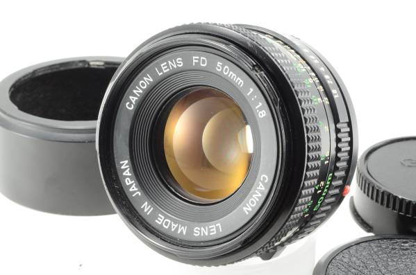 ★極上品★Canon キャノン New FD 50mm F1.8★明るい単焦点★