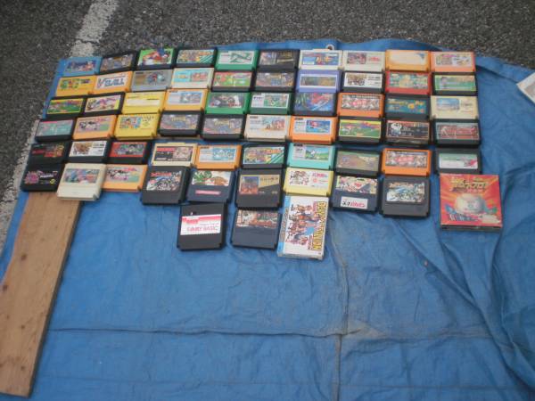 ファミコン　カセット63本ジャンク　千葉