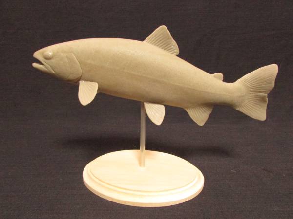 27cmヤマメ ガレージキット未完成品 フィッシュカービング(一般