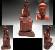 ■□時代 紫檀 唐木 黄楊木 香木 木彫 仏像 置物051011□■