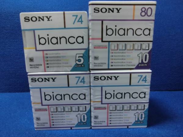 SONY【MDディスク】bianca 74分/80分 35枚セット