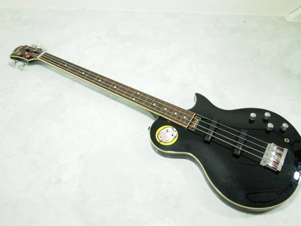 ☆【G2512】 Burny LPタイプ アクティブベース 黒 中古 Burny LSB-65 