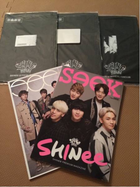 SHINee◆FC会報 seek 全巻セットVol.1～最新刊(Vol.5)_1