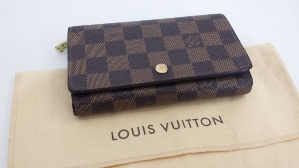 □ルイヴィトン ダミエ ポルトモネ ビエトレゾール　財布 S-243
