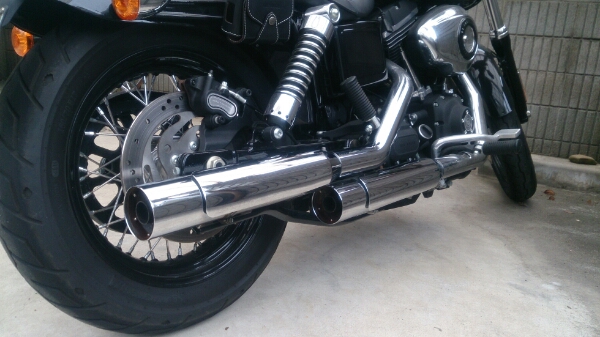 ダイナ 北米 マフラー 12ミリ 中古 fxdb O2インラインセット