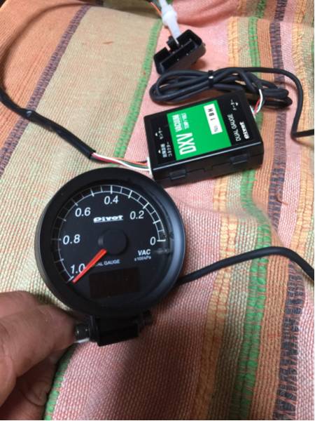 中古】pivot 水温計&バキューム計&電圧計 OBD2接続 格安START(追加