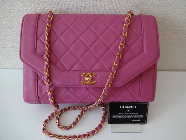 1円～【CHANEL】マトラッセ☆リカラーピンクショルダーバック