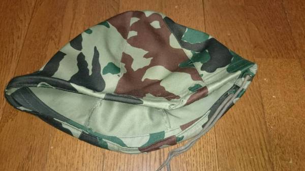 ☆陸上自衛隊 66式鉄帽 旧迷彩鉄帽覆い 旧型☆(個人装備)｜売買された
