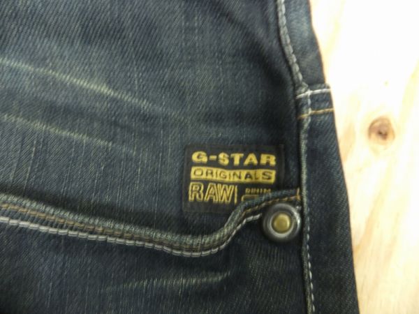 G-STAR RAW ジースターロウ メンズ 良色落ち太めデニムジーンズ