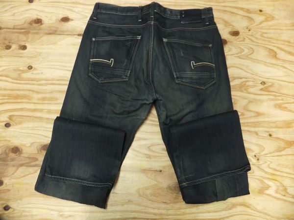 G-STAR RAW ジースターロウ メンズ 良色落ち太めデニムジーンズ