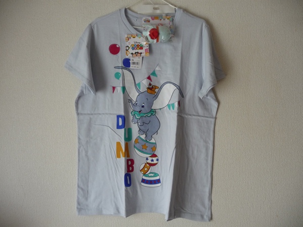 未使用 3XL ユニクロ ツムツム Tシャツ ぬいぐるみ付き ダンボ