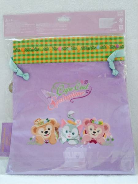 ダッフィー ピクニック きんちゃく 巾着 シー イースター 2015_2