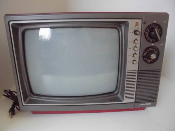 中古 昭和 レトロ ナショナル カラーテレビ VHF UHF(テレビ)｜売買され
