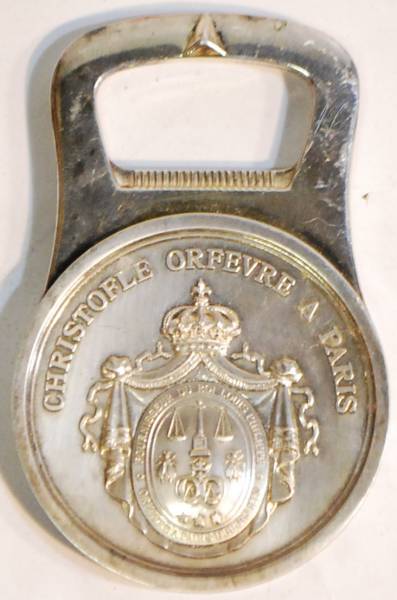 □CHRISTOFLE ORFEVRE A PARIS□ 純銀製 栓抜き クリストフル