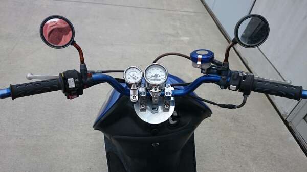 JF13 ホンダ スペイシー 100 カスタム バーハン ジャンク(51cc-125cc