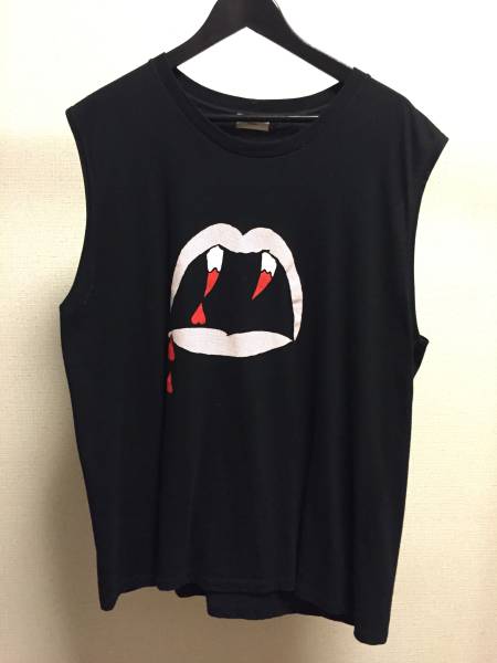 saint laurent サンローラン ヴァンパイアノースリーブシャツ