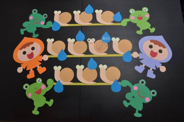 壁面飾り ６月かたつむり制作セット 壁面装飾 保育園 幼稚園 その他 売買されたオークション情報 Yahooの商品情報をアーカイブ公開 オークファン Aucfan Com