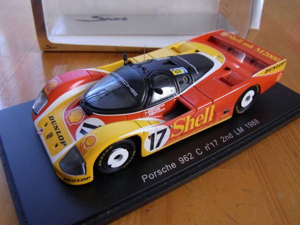 スパークモデル ポルシェ962Cn°17 2nd LM 1988