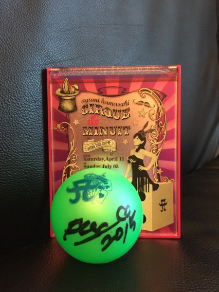 浜崎あゆみ☆サインボール☆2015