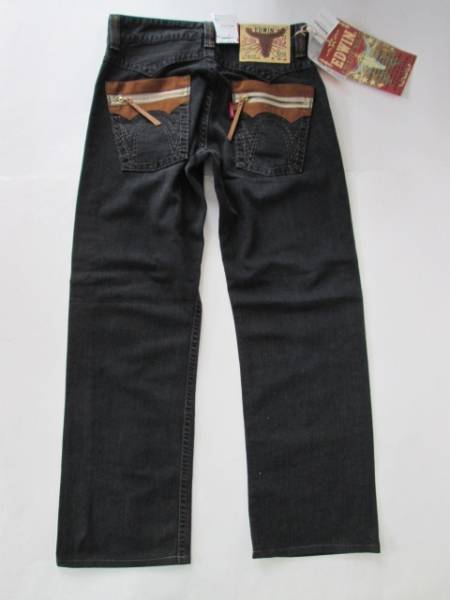 新品■EDWIN(エドウィン）■パンツ【30】黒系1885