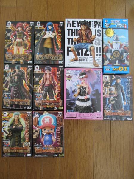 ワンピースフィギュア グラメンなど10個セット 新品・未開封で